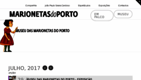 What Marionetasdoporto.pt website looked like in 2017 (6 years ago)