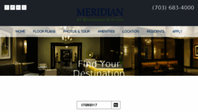 What Meridianbraddock.com website looked like in 2017 (6 years ago)