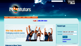 What Moontutors.com website looked like in 2017 (6 years ago)