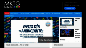 What Marketing.telefe.com website looked like in 2017 (6 years ago)