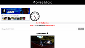What Moviemad.co website looked like in 2017 (6 years ago)