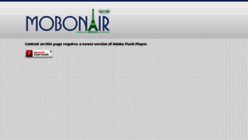 What Mobonair.com website looked like in 2017 (6 years ago)