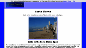 What My-costa-blanca.co.uk website looked like in 2017 (6 years ago)