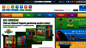 What Mypetstoreandmore.com website looked like in 2017 (6 years ago)