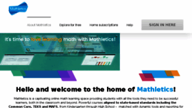What Mathletics.com.au website looked like in 2017 (6 years ago)