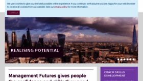 What Managementfutures.co.uk website looked like in 2017 (6 years ago)