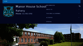 What Manorhouseschool.com website looked like in 2017 (6 years ago)