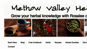 What Methowvalleyherbs.com website looked like in 2017 (6 years ago)