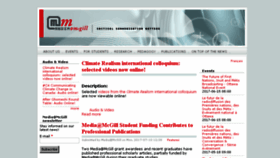 What Media.mcgill.ca website looked like in 2017 (6 years ago)