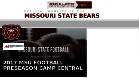 What Missouristatebears.com website looked like in 2017 (6 years ago)