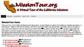 What Missiontour.org website looked like in 2017 (6 years ago)
