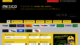 What Mexicocarrental.com.mx website looked like in 2017 (7 years ago)