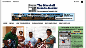 What Marshallislandsjournal.com website looked like in 2017 (6 years ago)