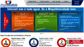 What Megavelocidade.com.br website looked like in 2017 (6 years ago)