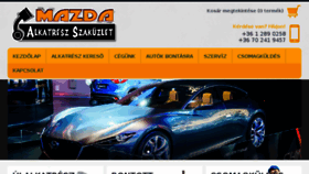 What Mazdaalkatresz.com website looked like in 2017 (6 years ago)