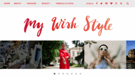 What Mywishstyle.com website looked like in 2017 (6 years ago)