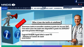 What Maidis.fr website looked like in 2017 (6 years ago)