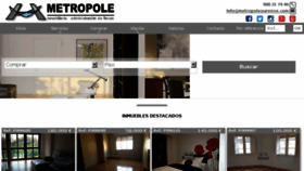 What Metropoleourense.com website looked like in 2017 (6 years ago)