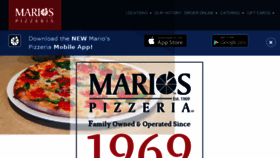 What Mariospizzaonline.com website looked like in 2017 (6 years ago)