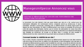 What Manegesmitpesse.com website looked like in 2017 (6 years ago)