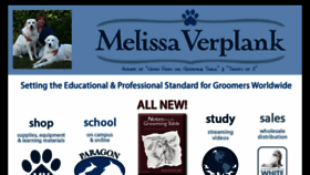 What Melissaverplank.com website looked like in 2017 (8 years ago)