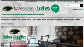 What Massesoflashes.com.au website looked like in 2017 (6 years ago)