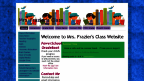 What Mrsfraziersclass.org website looked like in 2017 (6 years ago)