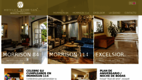 What Morrisonhotel.com website looked like in 2017 (6 years ago)