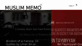 What Muslimmemo.com website looked like in 2017 (6 years ago)