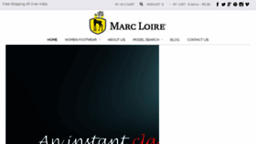 What Marcloire.com website looked like in 2017 (6 years ago)