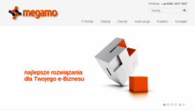 What Megamo.pl website looked like in 2017 (6 years ago)
