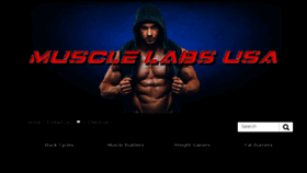 What Musclelabsusa.com website looked like in 2017 (6 years ago)