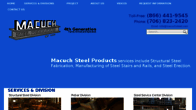 What Macuch.net website looked like in 2017 (6 years ago)