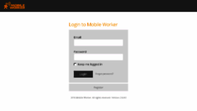 What My.mworker.com website looked like in 2017 (6 years ago)