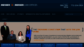 What Messerandmesser.com website looked like in 2017 (6 years ago)