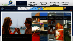 What Marinapuertovelero.co website looked like in 2017 (6 years ago)