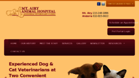 What Mtairyvet.com website looked like in 2017 (7 years ago)