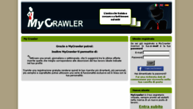 What Mycrawler.it website looked like in 2017 (6 years ago)