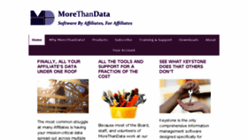 What Morethandata.org website looked like in 2017 (6 years ago)