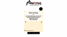 What Merorug.com website looked like in 2017 (6 years ago)