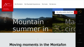 What Montafon.at website looked like in 2017 (6 years ago)