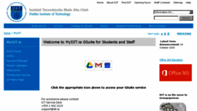 What Mydit.ie website looked like in 2017 (6 years ago)