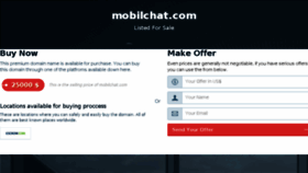 What Mobilchat.com website looked like in 2017 (6 years ago)