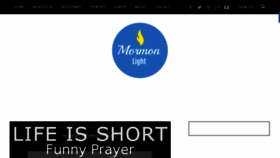 What Mormonlight.org website looked like in 2017 (6 years ago)