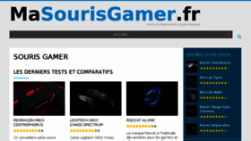 What Masourisgamer.fr website looked like in 2017 (6 years ago)