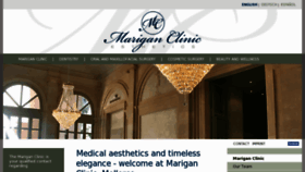 What Mariganclinic.com website looked like in 2017 (6 years ago)