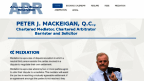 What Mackeigan.ca website looked like in 2017 (6 years ago)