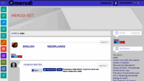 What Merudi.net website looked like in 2017 (6 years ago)