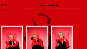 What Mariabamford.com website looked like in 2017 (6 years ago)