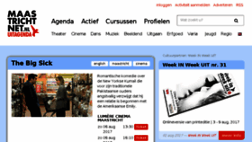 What Maastrichtnet.nl website looked like in 2017 (6 years ago)